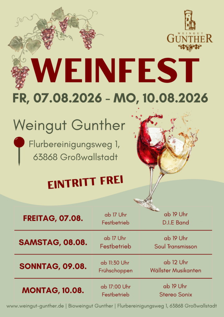 Weinfest Gunther 2026